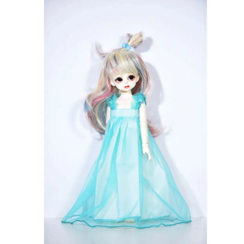 Bjd кукла кружевное платье многоцветный вечернее для 1/6 1/4 sd bjd blyth одежда куклы