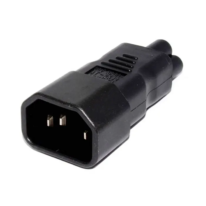 Кабель IEC 320 адаптер 3 полюса гнездо C14 к Cloverleaf разъем Micky C5 прямой удлинитель