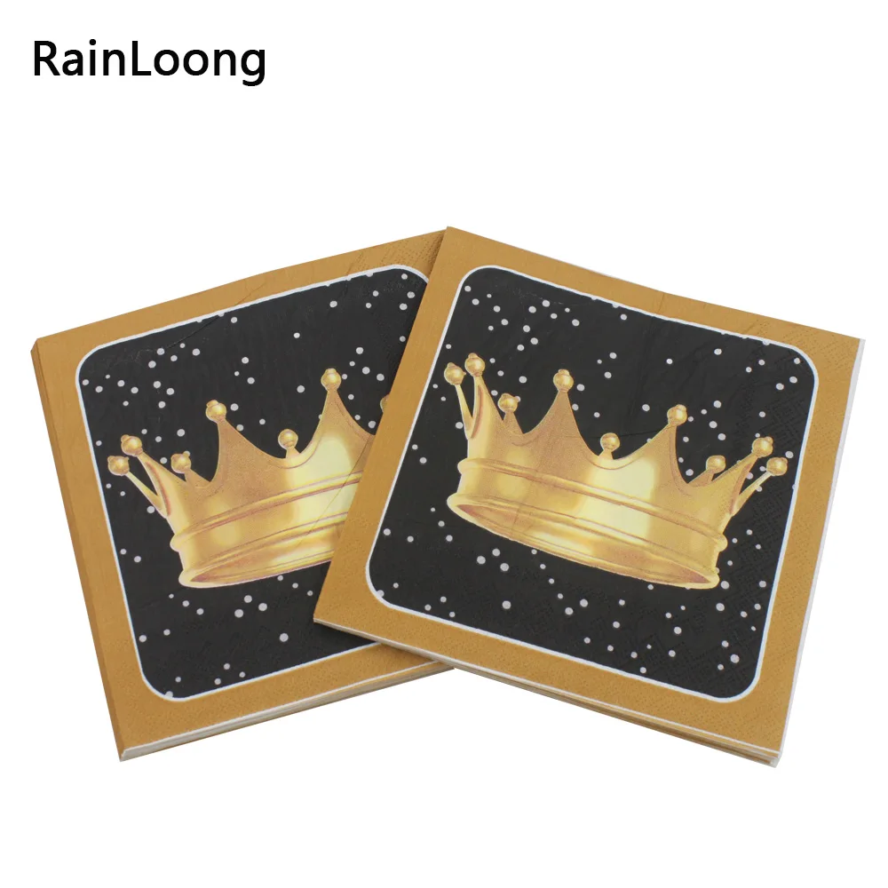 [RainLoong] Корона из бумаги салфетки для праздников и вечерние поставщик ткани