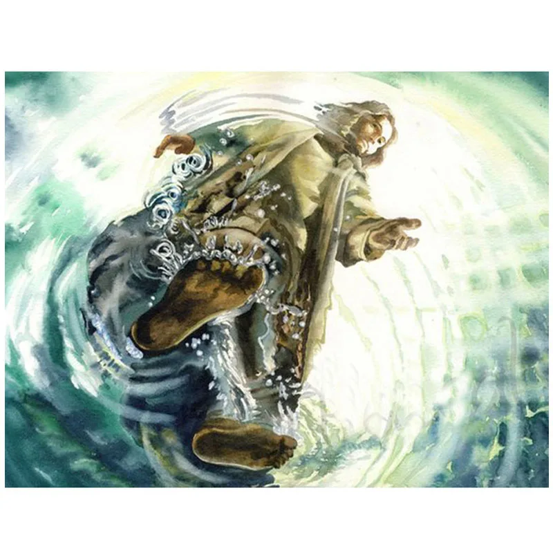 5d Вышивка крестиком Алмазная мозаика Иисус Христос картина из искусственных