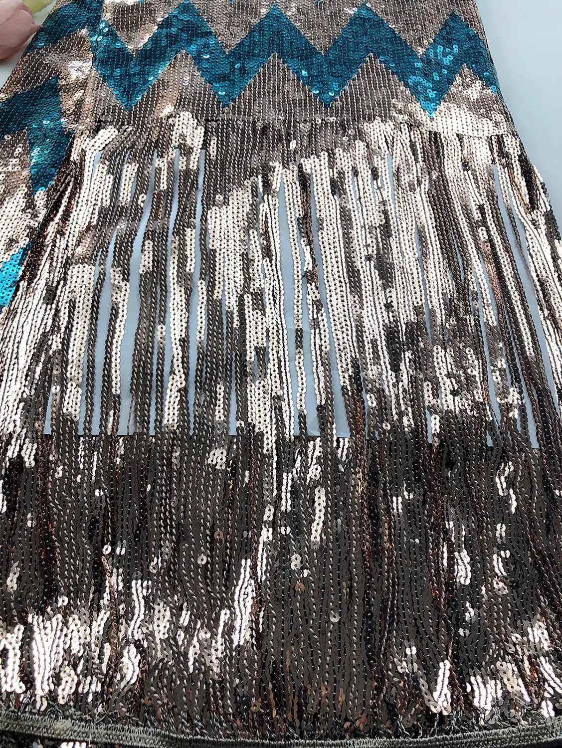 

Sequined Style African High Quality Net Wedding Lace Fabric 2019 New Nigeria Sequins Hairy Tulle Sewing Evening Dress Material