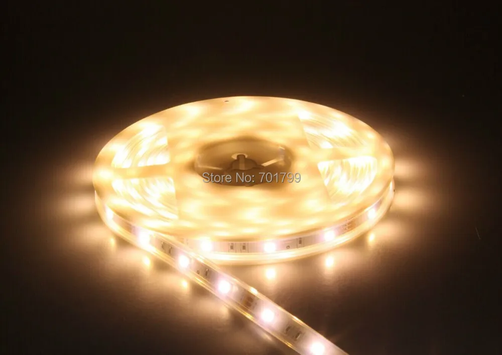 Гибкая светодиодная лента 5050 SMD 12 В 30 светодиодный одов/м 5 м 150 белая теплая синяя