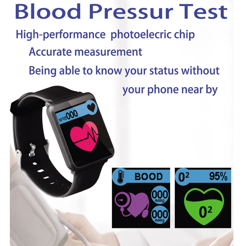 Fitness Tracker F1 Smart Bracelet Men Sport Smartwatch Heart Rate Monitor Band Blood Pressure Watches For Android IOS | Электроника