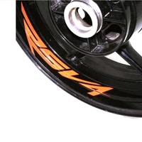 a set of 8pcs high quality motorcycle wheel sticker decal reflective rim bike motorcycle suitable for aprilia rsv4