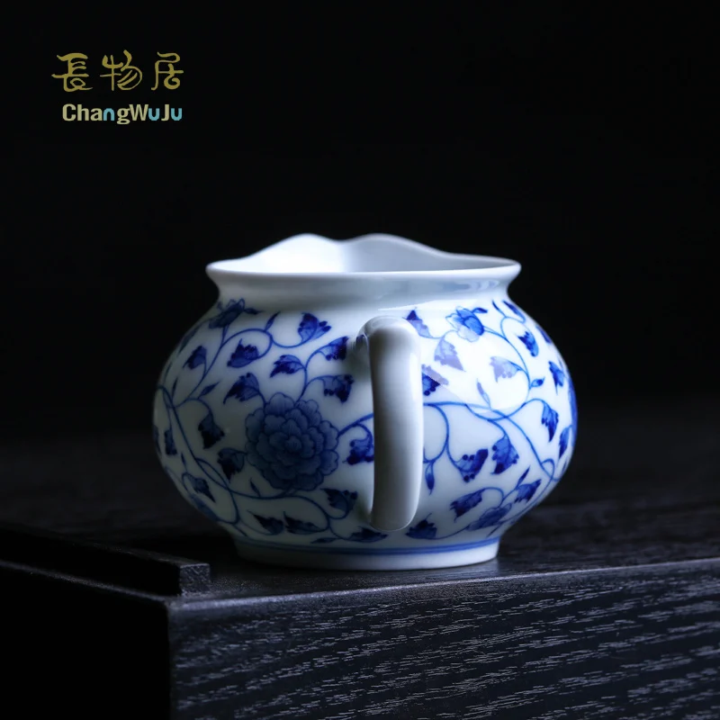 Changwuju в Цзиндэчжэнь чайник ручная роспись синий и белый чай кунг-фу ярмарка чашка как китайский подарок чай заварки чашка фарфор