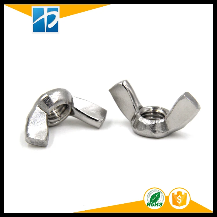 Гайка крыла из нержавеющей стали M4 DIN315 (10 шт.)|wing nut|nut nutstainless steel nuts |