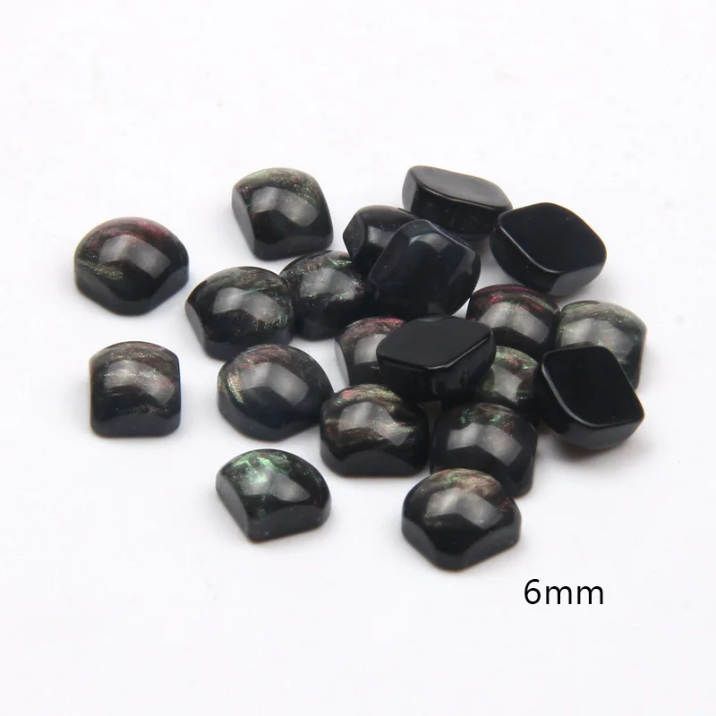 ELESSICAL 20pcs Resin Shiny Smooth Rhinestone Nail Charms 3D DIY Delicate Beads Stones Nails Art Decorations Jewelry WY886-WY889 | Красота и