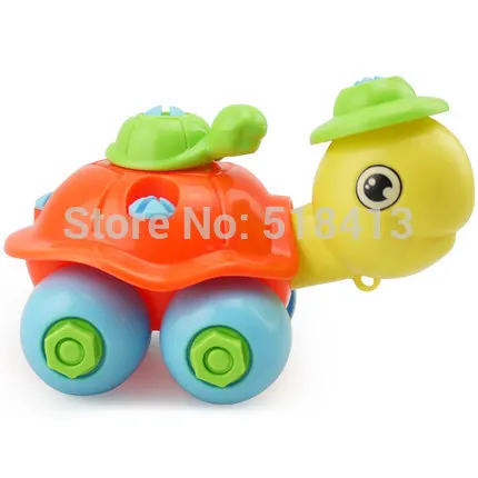 Мультяшный портфель с черепаховым орехом разборные игрушки сборные съемные