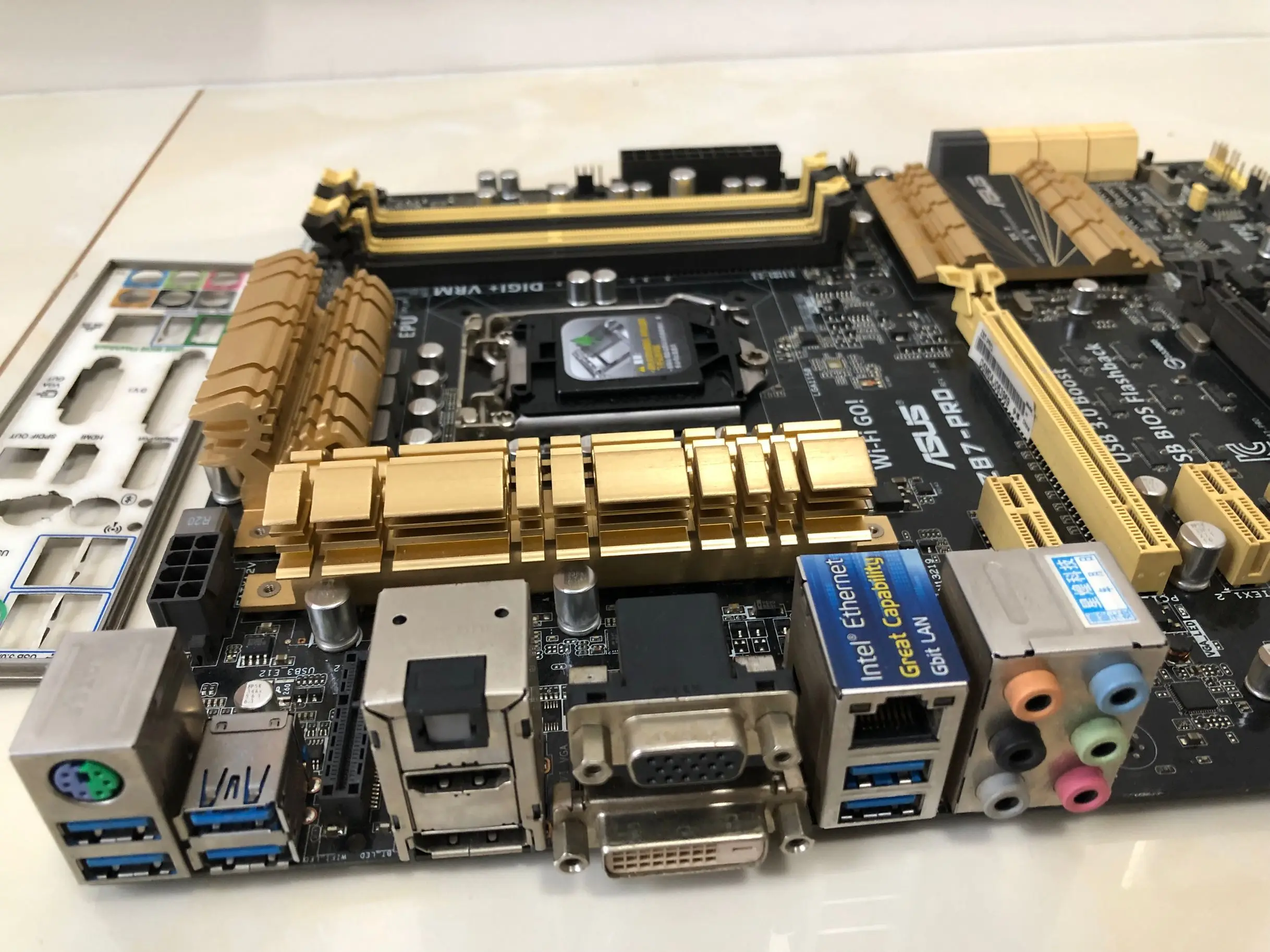 Оригинальная материнская плата для ASUS Z87 PRO LGA 1150 DDR3 USB2.0 USB3.0 32 Гб настольного