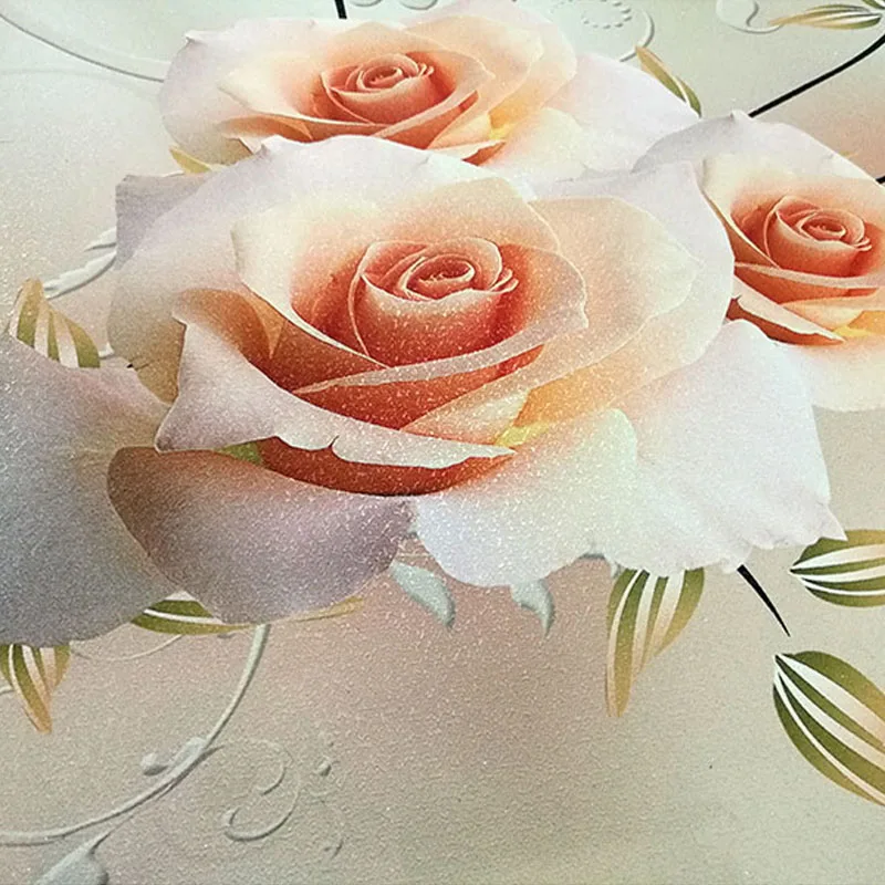 Обои на заказ 3d росписи шелковая розовая роза vine ТВ фон Картина гостиная спальня