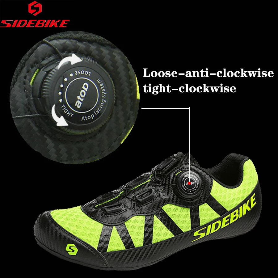 SIDEBIKE Cycling Shoes Ultralight Breathable mtb Bicycle Non-locking Mountain Bike Leisure Moderate Hardness Road Flat MTB Shoes