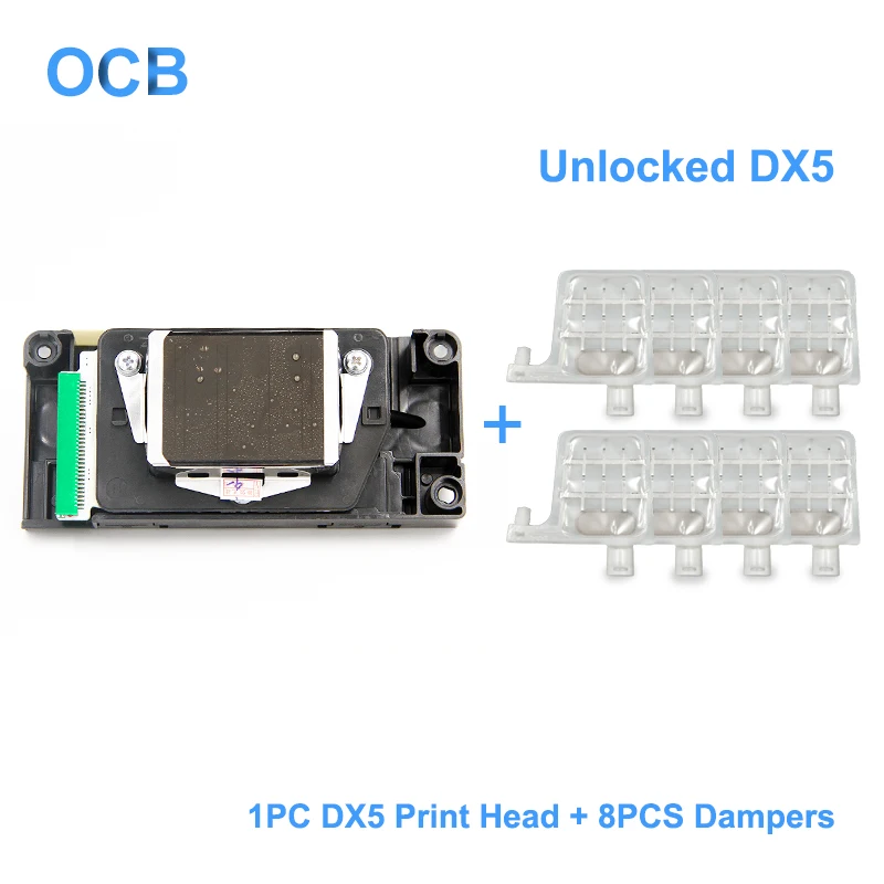 Новая печатающая головка DX5 разблокирована на водной основе Печатающая для Mutoh RJ
