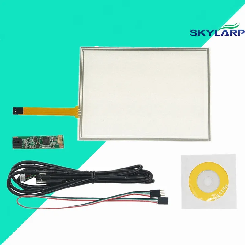 Skylarpu Новый 8-дюймовый 4-проводной резистивный сенсорный экран панель USB