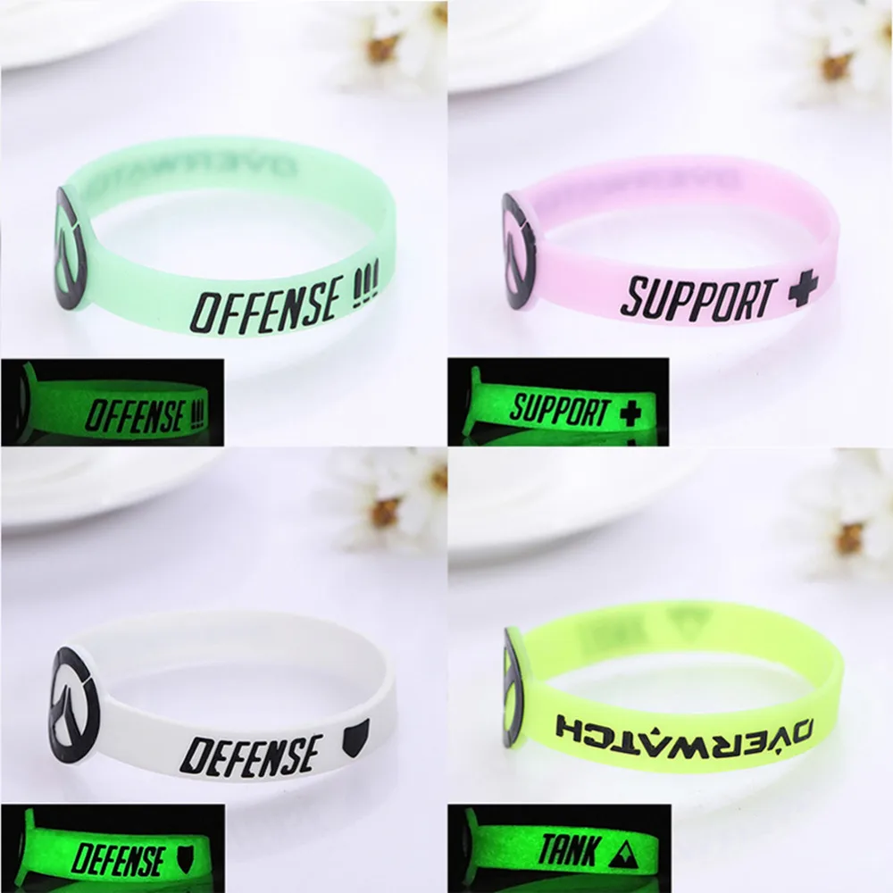 2018 Retail Luminous Never Give Up Wristband Silicone bracelets Glow in the Dark Encourage You and Me Gift to Friends | Украшения и