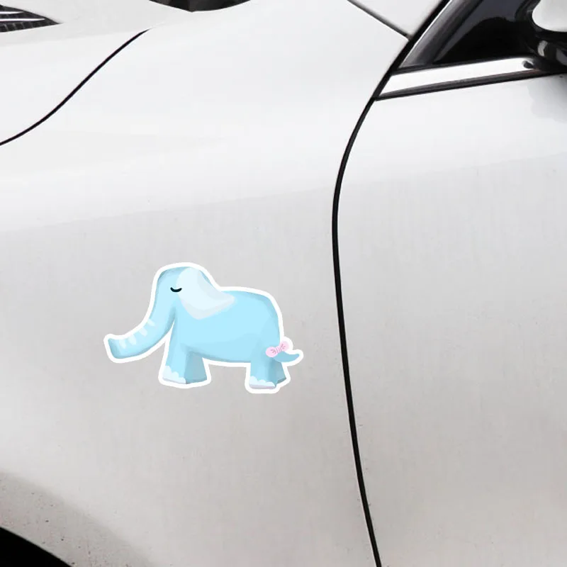 YJZT 16 см * 10 2 Dream Blue Animal Elephant наклейка для автомобиля ПВХ 5 2010|Наклейки на автомобиль|