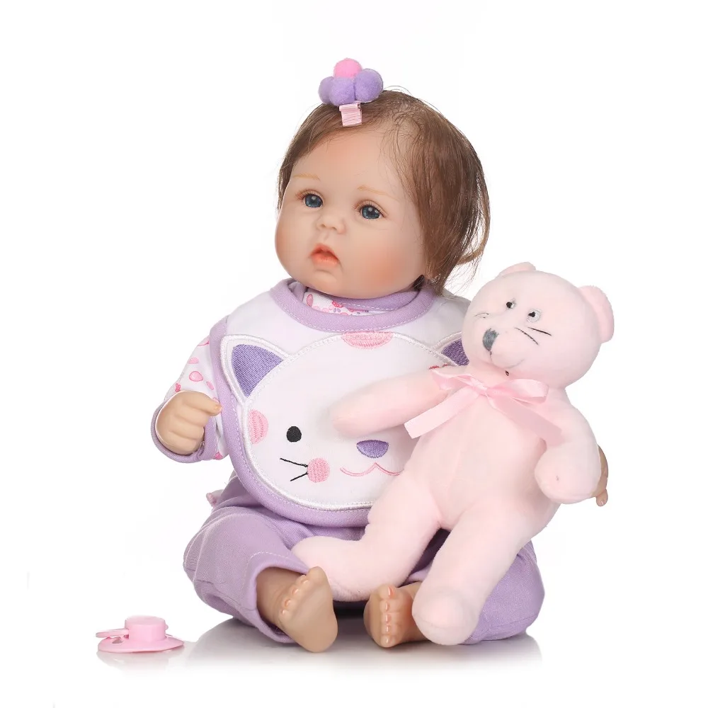 NPKCOLLECTION 16 &quotМягкие силиконовые возрождающиеся Младенцы реалистичные Bonecas куклы
