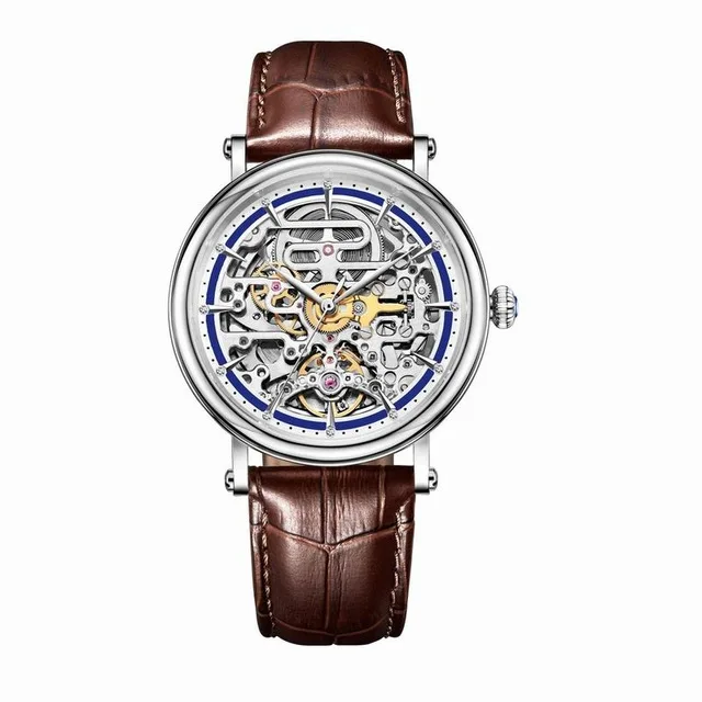 Часы Reef Tiger Artist Series RGA1917 мужские деловые винтажные с циферблатом автоматические