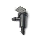 Капельница с черным флагом 4 лч, колючий коннектор, капельницы для сада, бонсай, излучатели для капельного орошения, 30 шт.