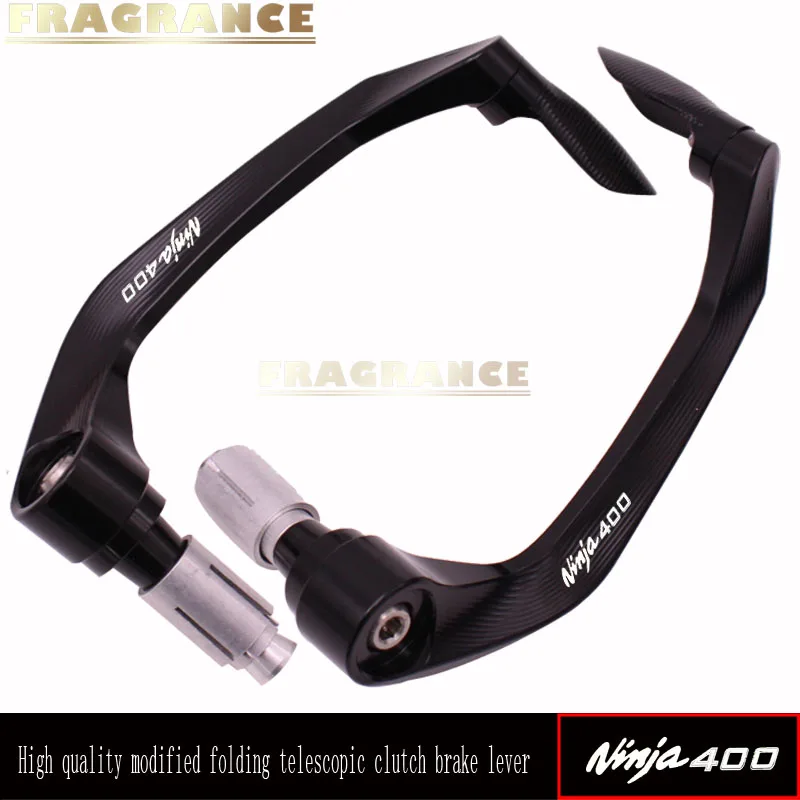 Universal 7/8" 22mm Motorcycle Brake Clutch Levers Guard For KAWASAKI NINJA400 NINJA 400- Protection brake clutch lever