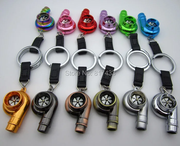 Настоящий Турбокомпрессор со свистком подшипник спиннинга брелок для