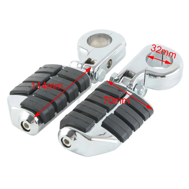 Мотоцикл 1,2" 32 мм шоссе бар подножки подножка с креплением для Harley Sportster Softail Suzuki Yamaha Honda GoldWing GL1500
