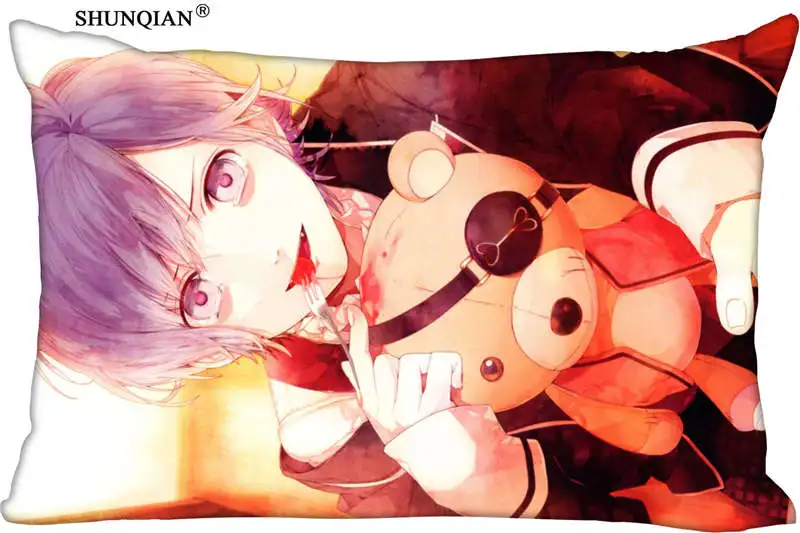 Горячая Распродажа самые приятные DIABOLIK LOVERS прямоугольник подушка чехол s Молнии