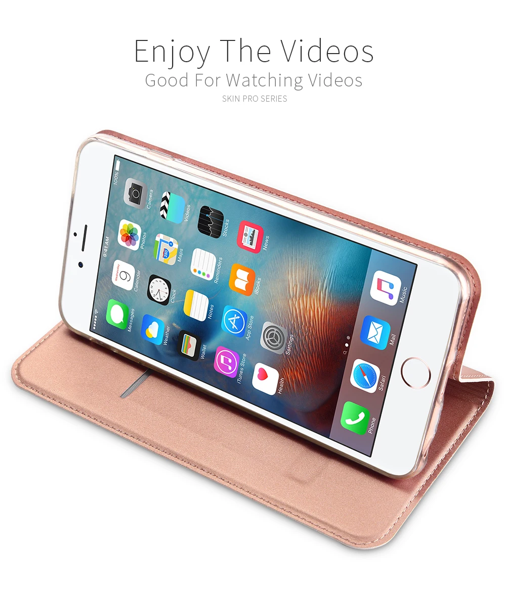 Стеклянная пленка подарок кожаный чехол для iPhone 6 Plus 6s оригинальный роскошный