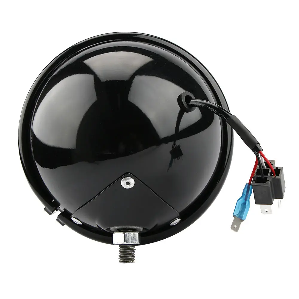 

Motorcycle Accessories 5.75 Inch LED Headlight Halo Angel Eyes 5 3/4'' Headlamp Housing Bucket for Harley Sportster Touring