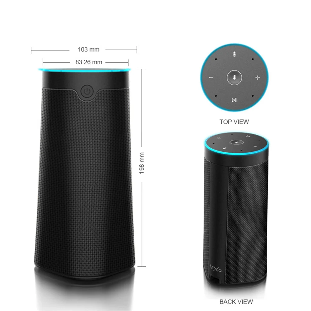 MXQ беспроводной умный Wi Fi динамик Голосовое управление Alexa s Колонка звуковая
