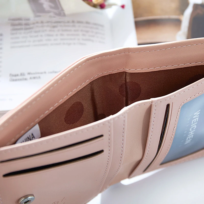 Новый женский кошелек многофункциональный для денег Короткий стильный два