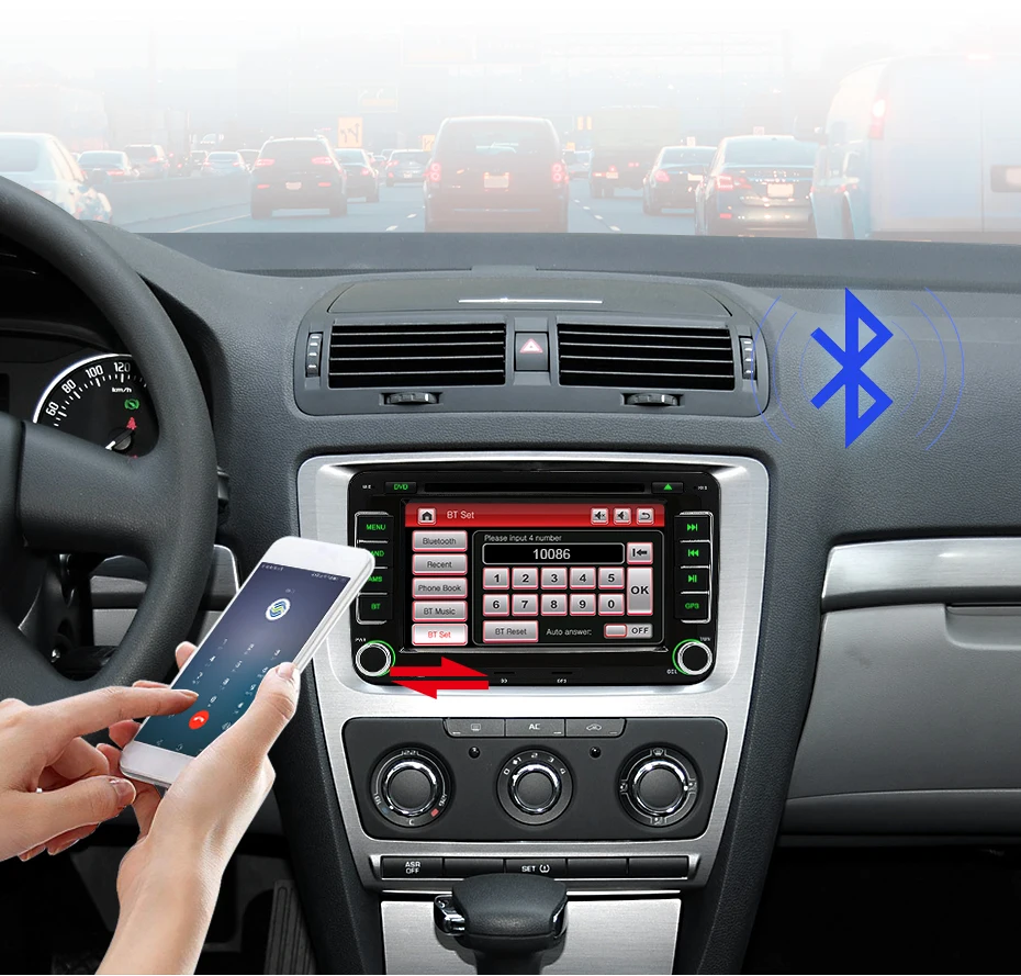 Junsun 2 din " автомобильный DVD Радио мультимедийный плеер для VW/Skoda/Octavia/Fabia/Rapid/Yeti/Seat/Leon gps навигация автомобильный аудио стерео