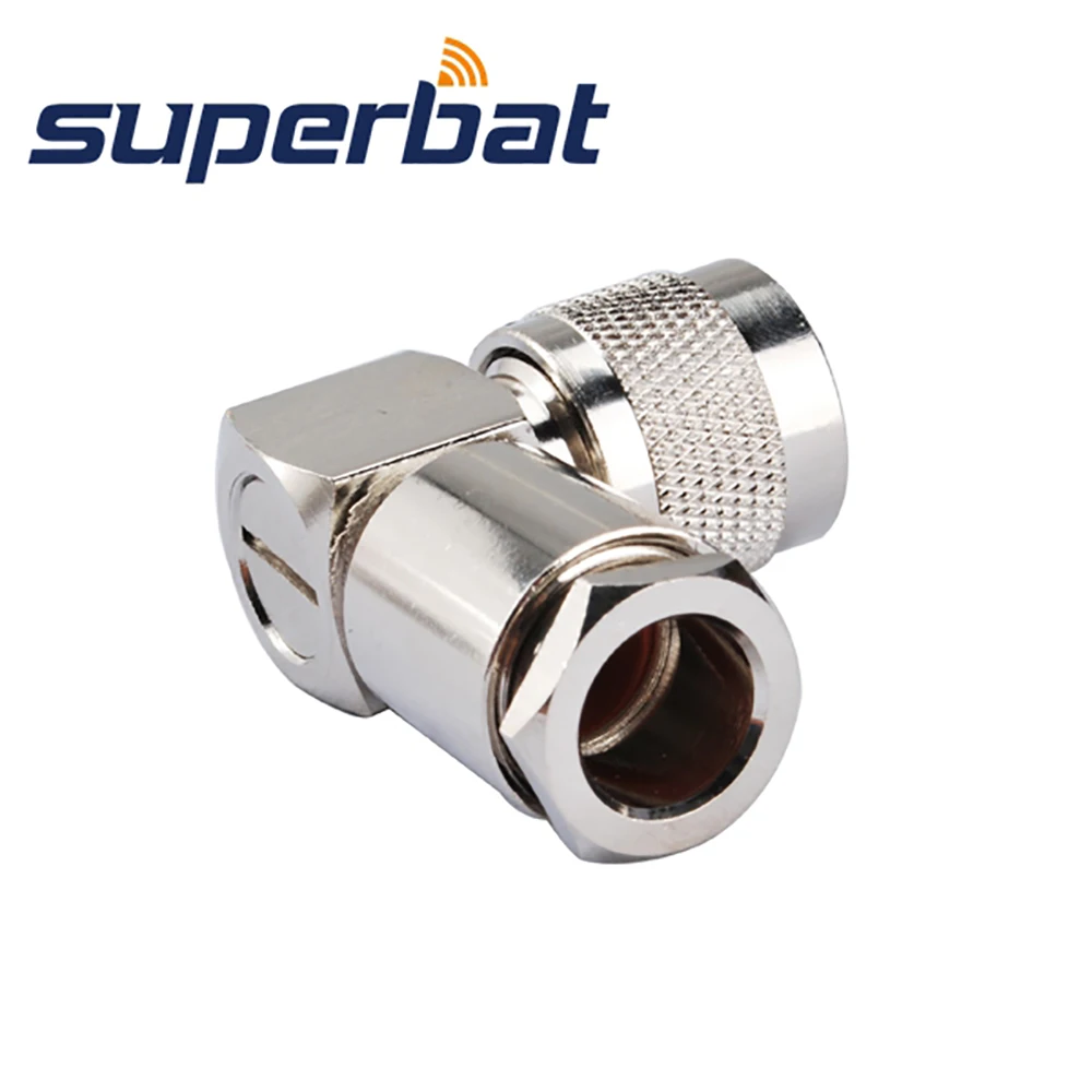 Superbat N разъем зажим правый угол РЧ коаксиальный для кабеля RG213 RG8 LMR400|connector n|coaxial cable