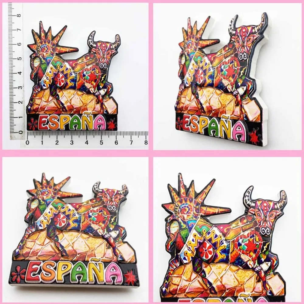 Сувениры BABELEMI в Испании магниты на холодильник Барселона Мадрид майка Valencia