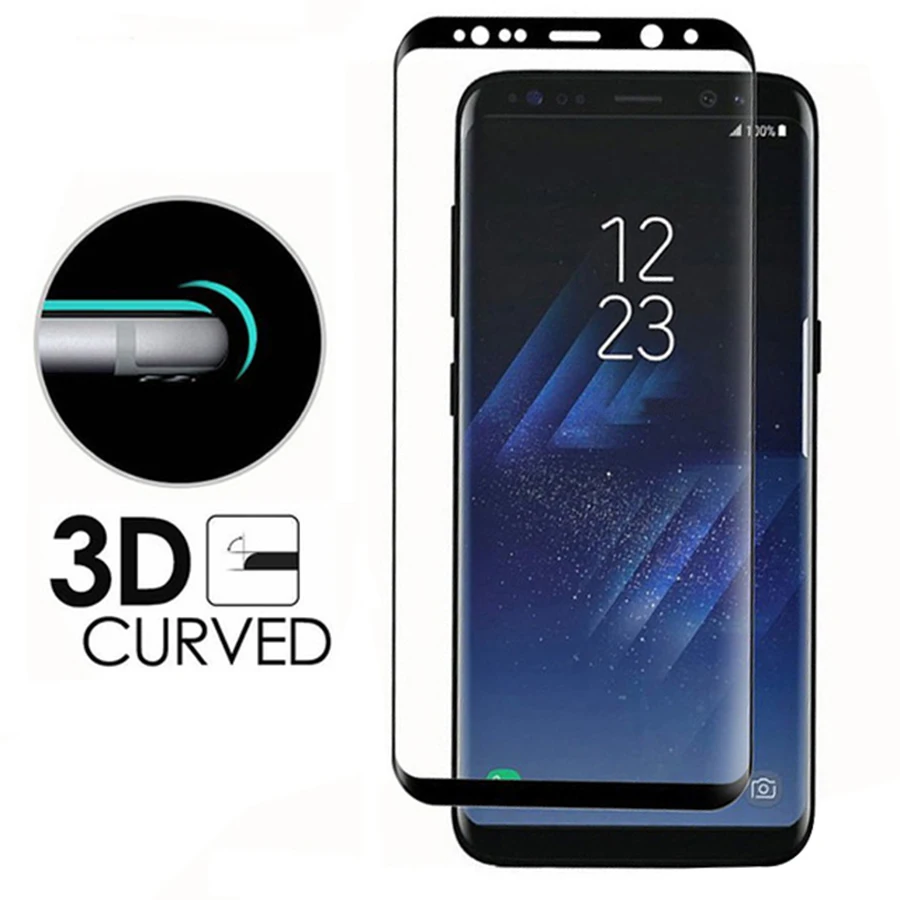 3D чехол для Samsung Galaxy Note 8 Защита экрана Note8 защитная пленка из закаленного стекла