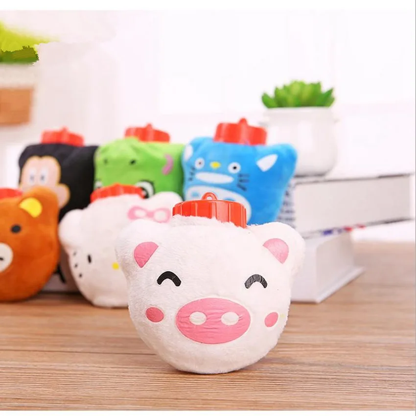 1 PCS Mini Cartoon Plush Hot Water Bag Filling Heaters Bottle Pocket Hand Warmer 9*6.5*4CM |
