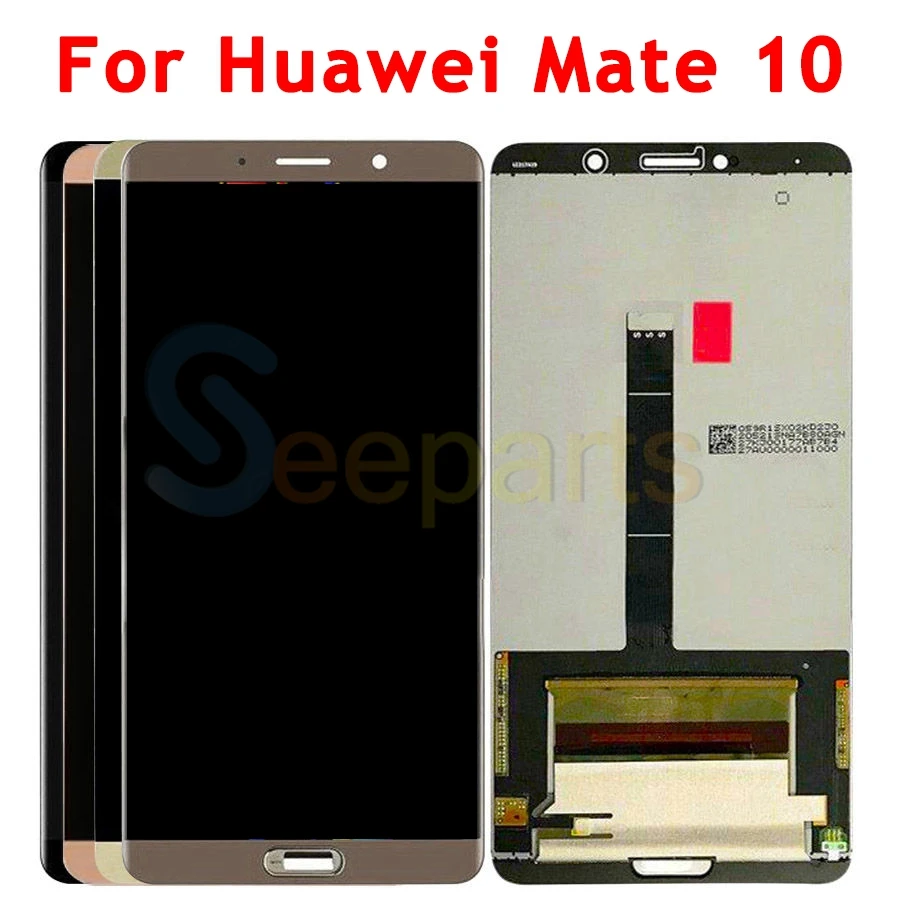 Для Huawei Mate 10 ЖК-дисплей + сенсорный экран дигитайзер панель сборка ALP-L09 Замена 5 9