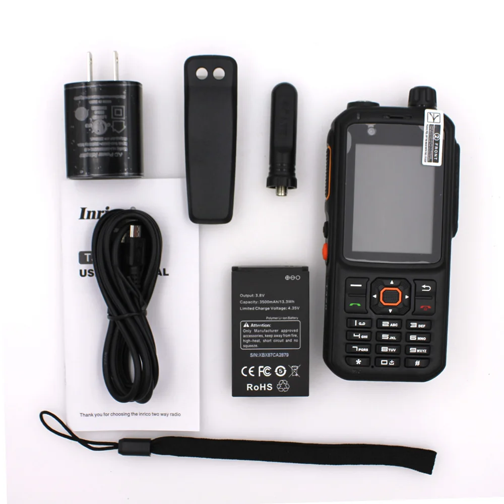Inrico Android сетевое радио T320 4G LTE сетевая Интерком трансивер POC walkie talkie T 320 WCDMA