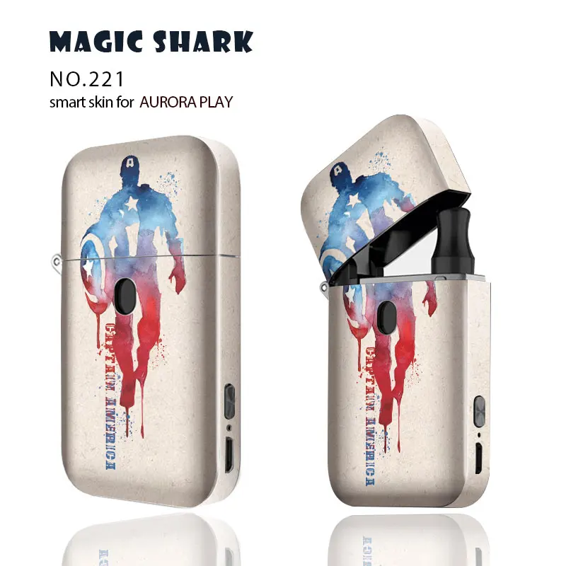 Чехол Magic Shark DC Супермен Бэтмен Американский капитан паук наклейка пленка для AURORA