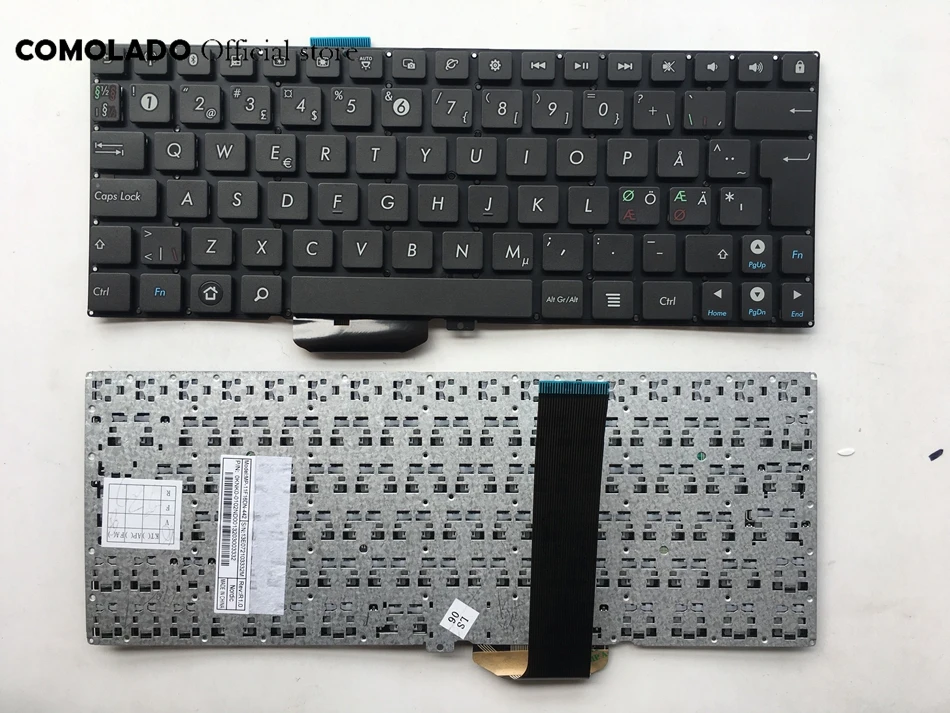ND Nordic Клавиатура для ноутбука ASUS Pad TF201 TF300T TF300TL TF300TG черный без рамки клавиатуры