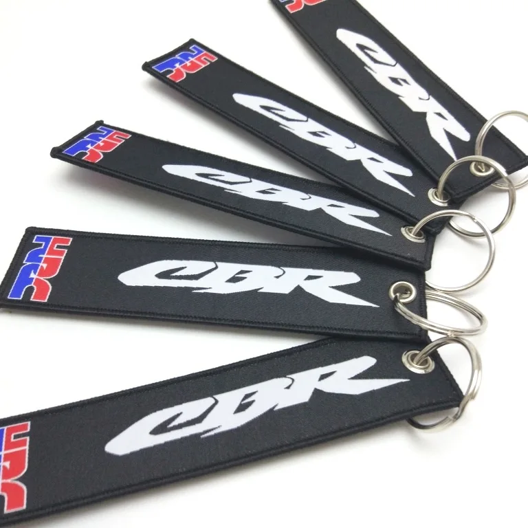 Кольцо для ключей мотоцикла брелок с вышивкой Honda CBR CBR600RR CBR1000RR CBR250 CBR500R 900 929