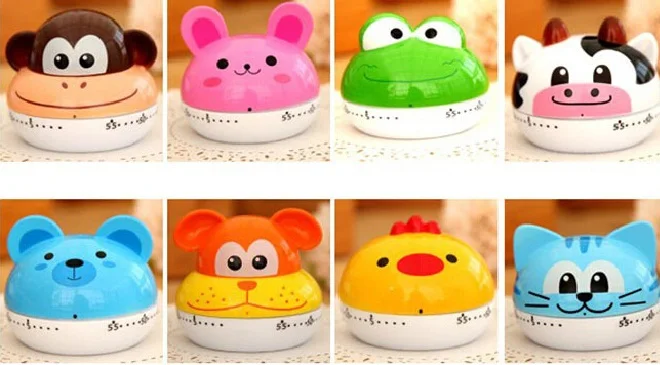 Мультяшный мини кухонный таймер для приготовления пищи 60 минут кухонные