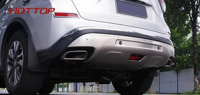 Нержавеющая сталь Передний+ задний бампер Fender Накладка для nissan murano аксессуары