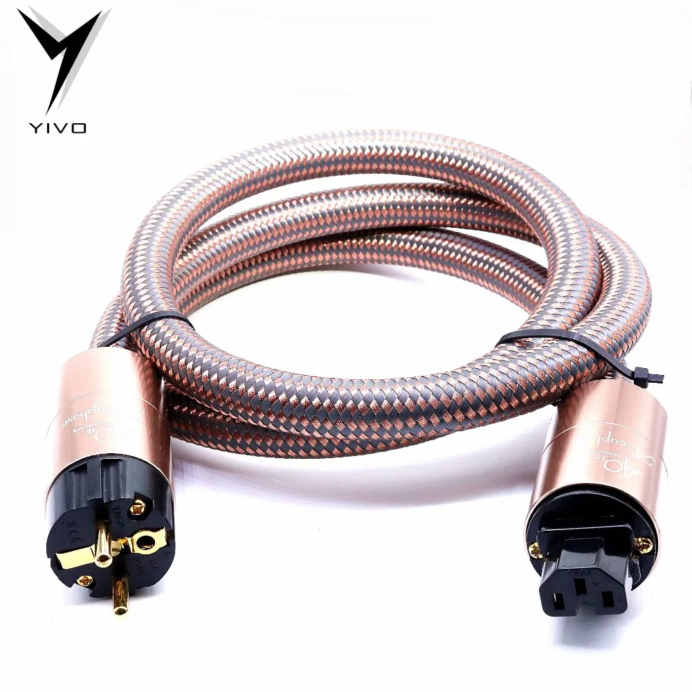 Hi End Hifi усилитель OFC с покрытием из чистой меди золотой корпус алюминиевого сплава
