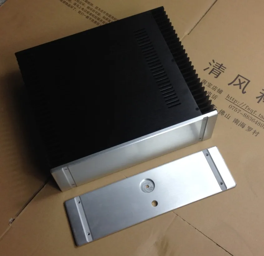 Размер корпуса: 430*150*361 мм Новый полностью алюминиевый корпус усилителя 4315