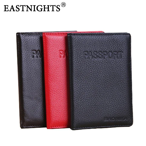 EASTNIGHTS genuine cow leather high quality brand travel passport holder card case protective sleeve cover 959 | Багаж и сумки