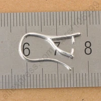 wholesale 100pcs lot 925 sterling silver jewelry findings pinch bail hook earring ear wires for crystal beads