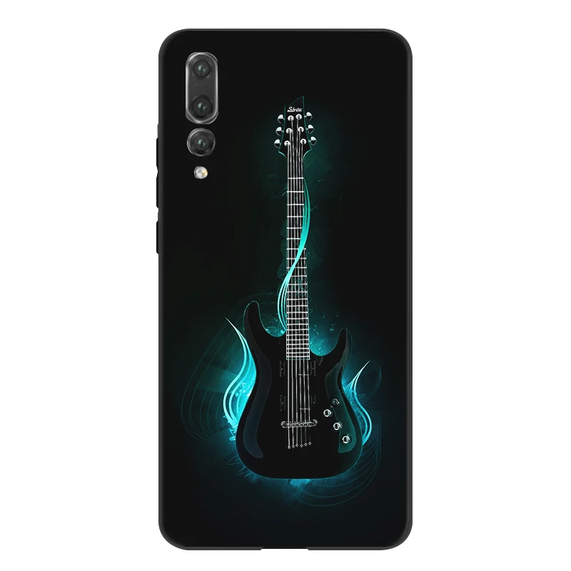 Чехол для мобильного телефона Huawei Y5 Y6 Y7 Y9 Prime Mate 10 20 Pro Nova 2i 3i 2 3 4 Lite чехол бас-гитары