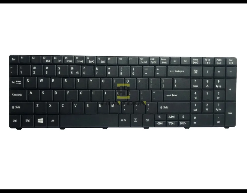 Клавиатура для ноутбука Acer Aspire новая стандартная клавиатура сша черная 1 5 531 571