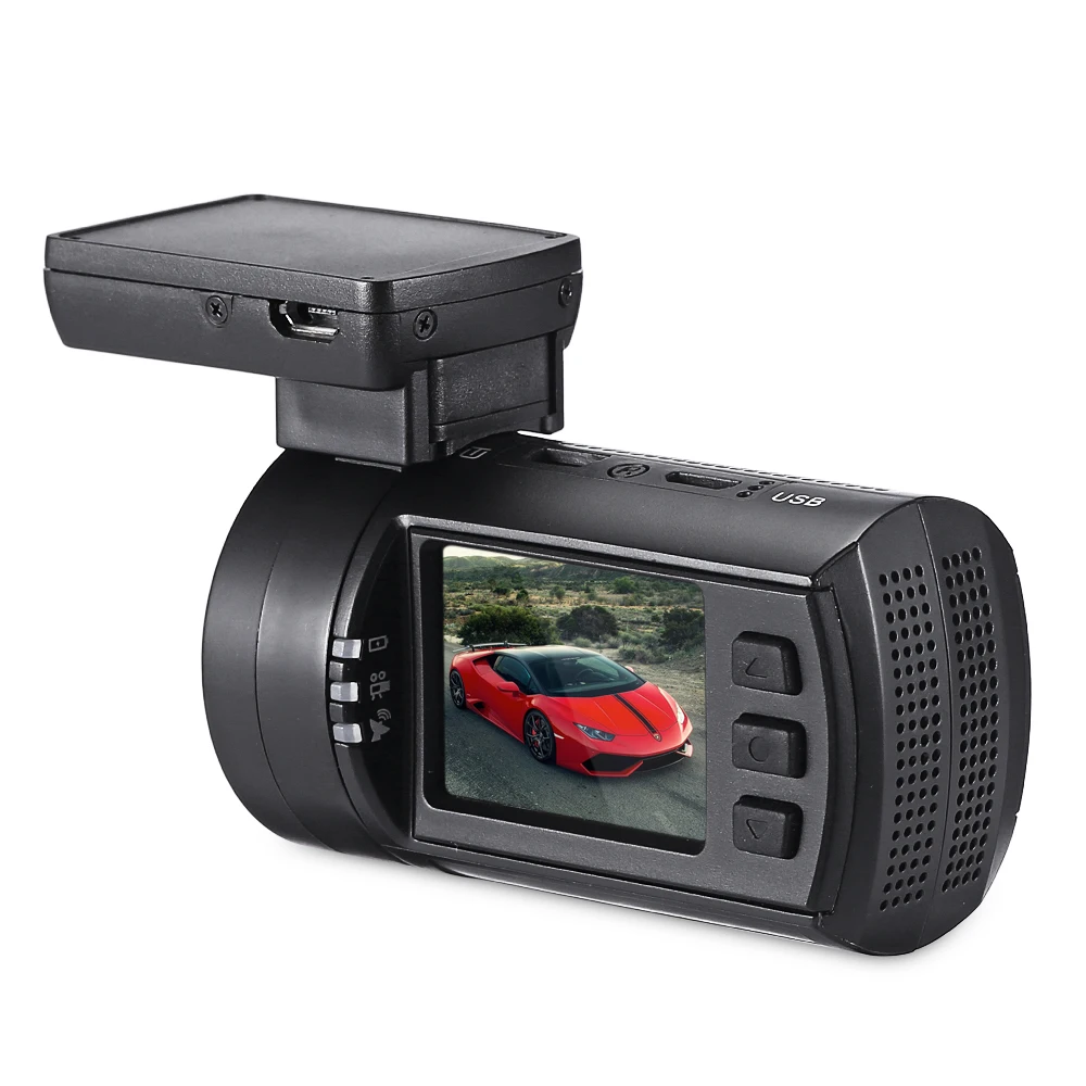 Видеорегистратор Presale Mini 0906 с двумя объективами NT96663 1080P FHD 135 градусов GPS навигация