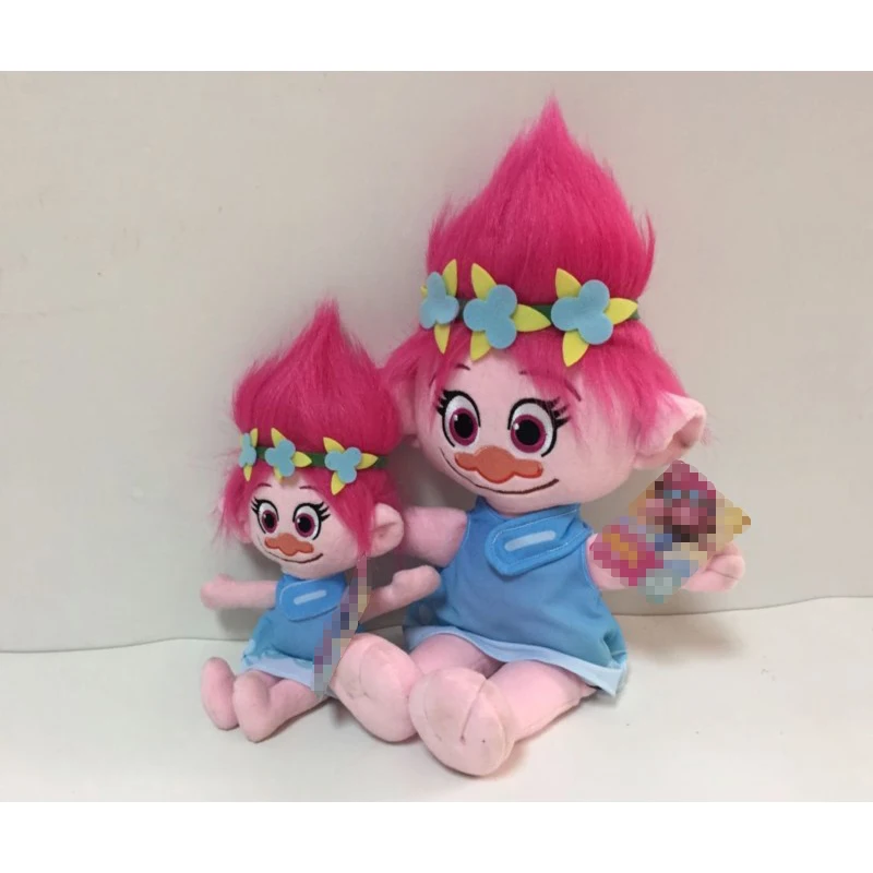 2 шт./компл. кино тролли плюшевая игрушка Поппи Бранч Dream Works мягкие куклы из
